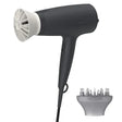 Philips Uscator de par Philips, 1600W, accesoriu Thermo Protect, 3 setari de viteza/temperatura, difuzor, Negru