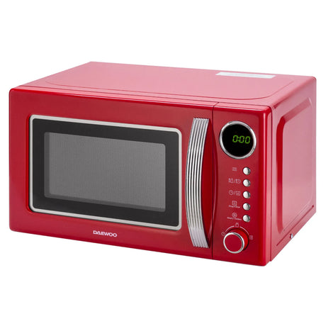 Daewoo Cuptor microunde Cuptor Microunde Daewoo KOR-6S2BR-1 | 20L, 700W, 8 Programe, Rosu