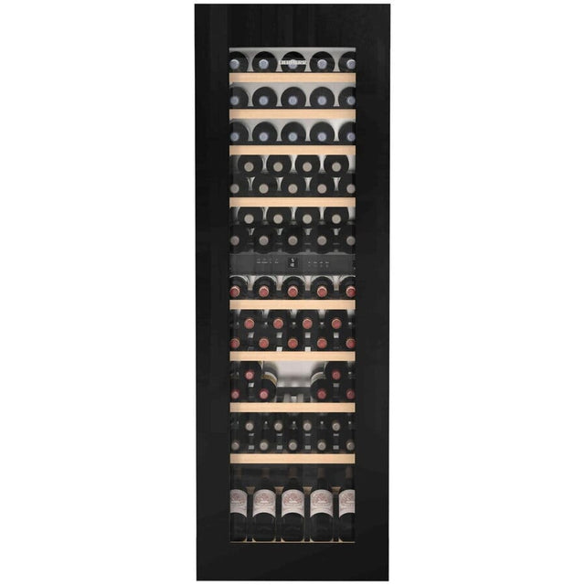 Liebherr Vitrina pentru vin incorporabila, Gama Vinidor, Clasa eficienta energetica A, Clasa climatica SN-ST, Tip control - Display LCD cu afisaj digital al temperaturii, Pozitionare comenzi - in interior, Capacitate neta totala - 271 l, Consum energie/24h - 0,450
