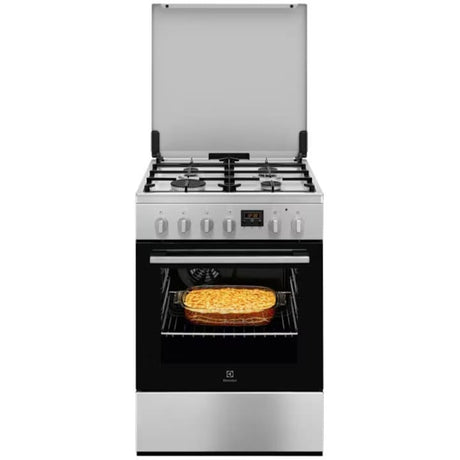 Electrolux Aragaz Aragaz Electrolux LKK660225X | HotAir, 4 arzatoare, Gaz + Electric, L 60 cm