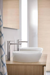 Duravit Baterie lavoar Duravit, A.1 Single lever basin mixer XL, monocomanda, marime XL, cartus ceramic, set evacuare cu tija, crom