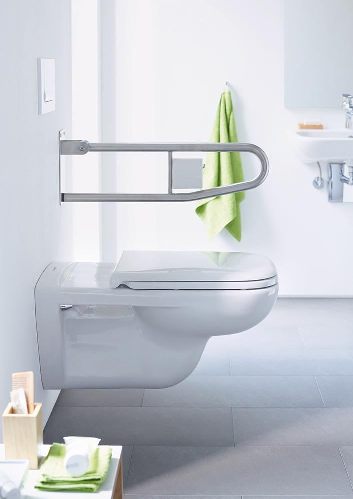 Duravit Capac WC Capac WC Duravit D-Code 0060310000 | Alungit, Alb, Balamale Inox