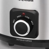 Morphy Richards Slow Cooker, Morphy Richards, Auto Stir, 6.5l, Argintiu