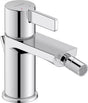 Duravit Baterie bideu Duravit, D-Neo Single-lever bidet mixer, monocomanda, cartus ceramic, set evacuare cu tija, crom