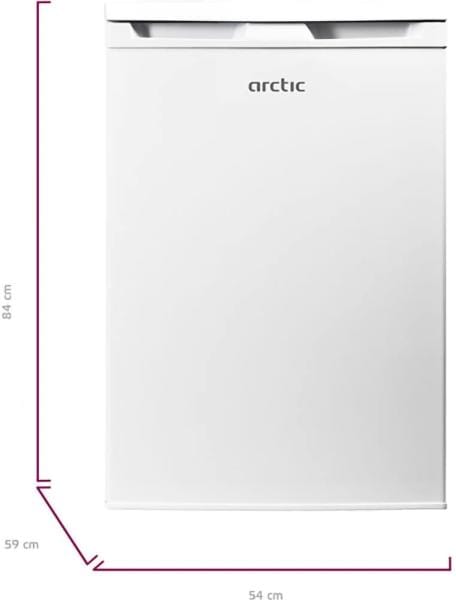 ARCTIC Frigider Frigider Arctic AF125M40W | 114L, 84cm, Clasa E, Garden Fresh, White, 54x59x84cm