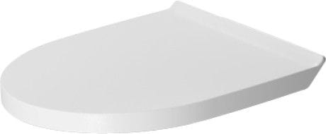 Duravit Vas wc + capac Duravit, Toil.set wm. Duravit No.1 white, riml., incl.s&c with soft closure, suspendat, evacuare orizontala, cu capac (0020790000), soft close, alb
