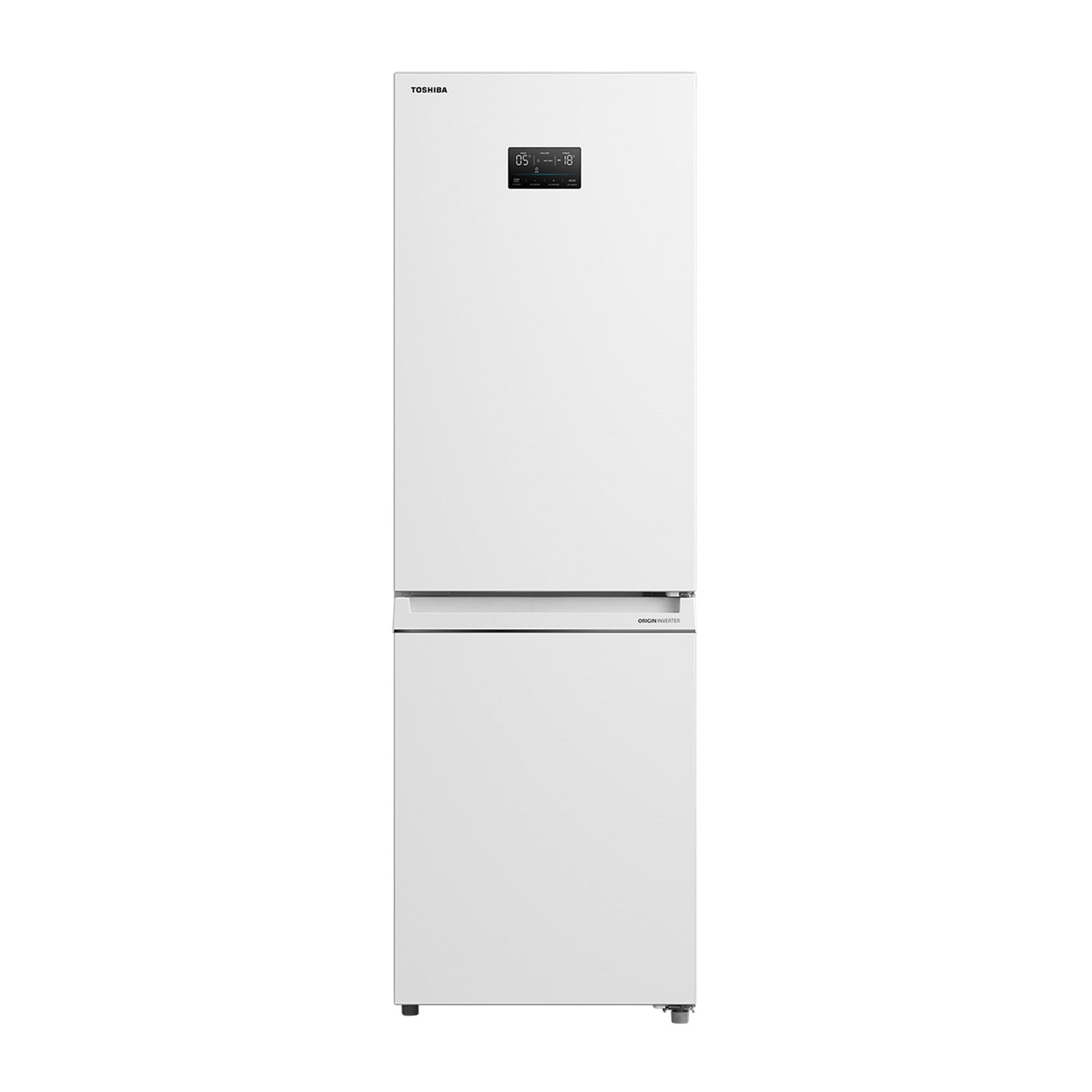 Toshiba Combina frigorifica Combina frigorifica Toshiba GR-RB449WE-PMJ(51) | 338L, No Frost, Clasa E, Display LED, 59.5x66x185.8cm