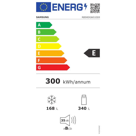 Samsung Combina frigorifica Samsung, 508l, Clasa E, NoFrost, Compresor Digital Inverter, All-Around Cooling, AI energy, Wi-Fi, Inox