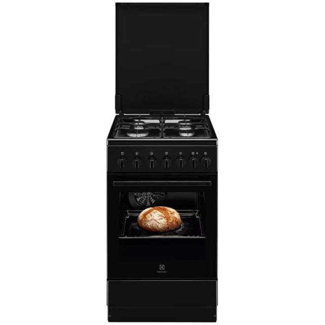 Electrolux Aragaz Aragaz Electrolux LKK520023K | 4 arzatoare, Gaz + Electric, L 50 cm, Grill