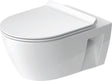 Duravit Vas wc + capac Duravit, Toil.set wm 540 mm Duravit No.1 w rimless,wd,seat&cover w.softclosure, suspendat, evacuare orizontala, cu capac (0029390000), soft close, alb