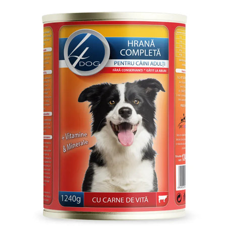 4DOG Hrana umeda caini Hrană Umedă Câini 4DOG MF.03312 | Roșu