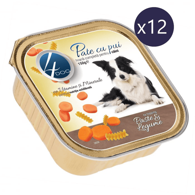 4DOG Hrana umeda caini Hrană Umedă Câini 4DOG MF.11121 | Roșu