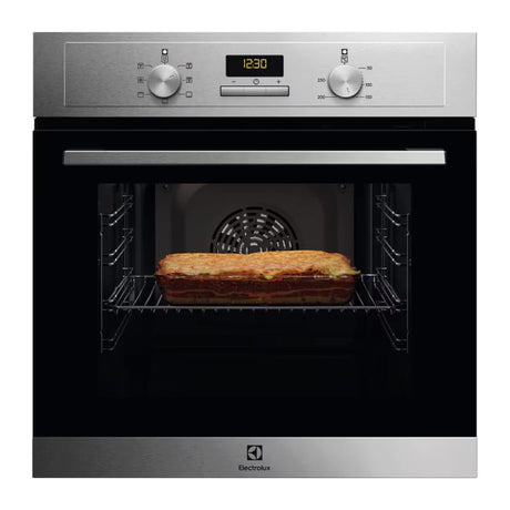Electrolux Cuptor incorporabil Electrolux, Electric, 65 l, Autocuratare pirolitica, Grill, Timer electronic, Afisaj LED, Clasa A+, Inox