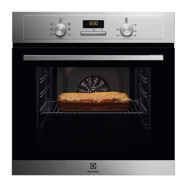 Electrolux Cuptor incorporabil Electrolux, Electric, 65 l, Autocuratare pirolitica, Grill, Timer electronic, Afisaj LED, Clasa A+, Inox