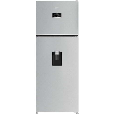 Beko Frigider Frigider Beko B5RDNE504LDM | 477L, Clasa E, NoFrost, Dozator Apa, Glossy Grey, 70x74.6x186.5cm