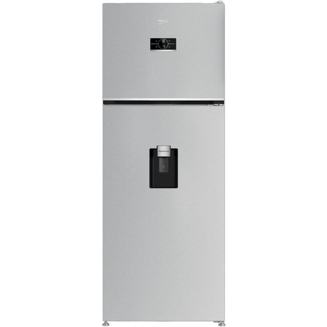 Beko Frigider Frigider Beko B5RDNE504LDM | 477L, Clasa E, NoFrost, Dozator Apa, Glossy Grey, 70x74.6x186.5cm