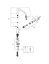 Grohe Baterie chiuveta Baterie Bucatarie Grohe Essence 30269DL0 | Monocomanda, Pipa Inalta, Brushed Warm Sunset