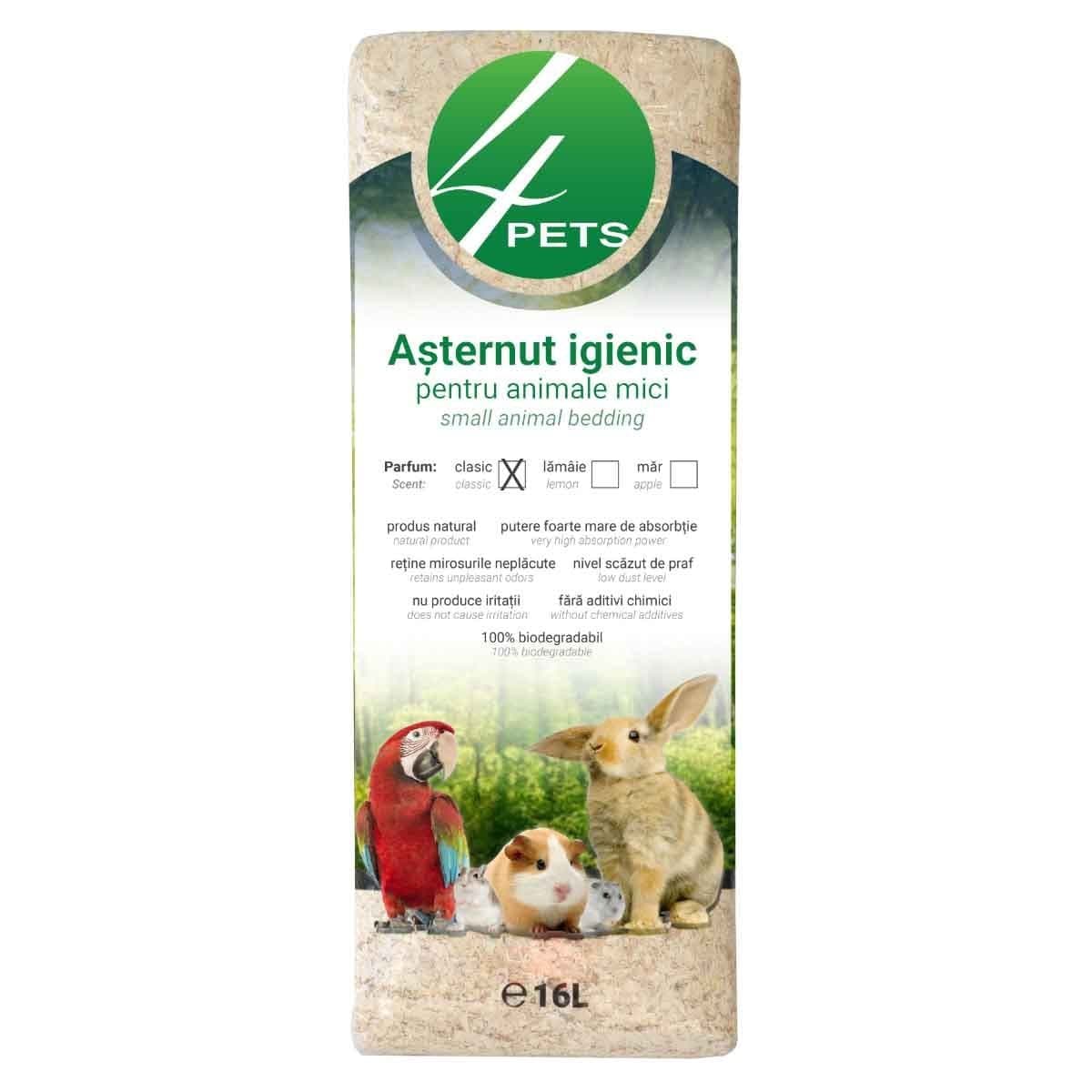 4PET Asternut igienic hamsteri Așternut Igienic 4PET MF.08446 | 16L, Roz