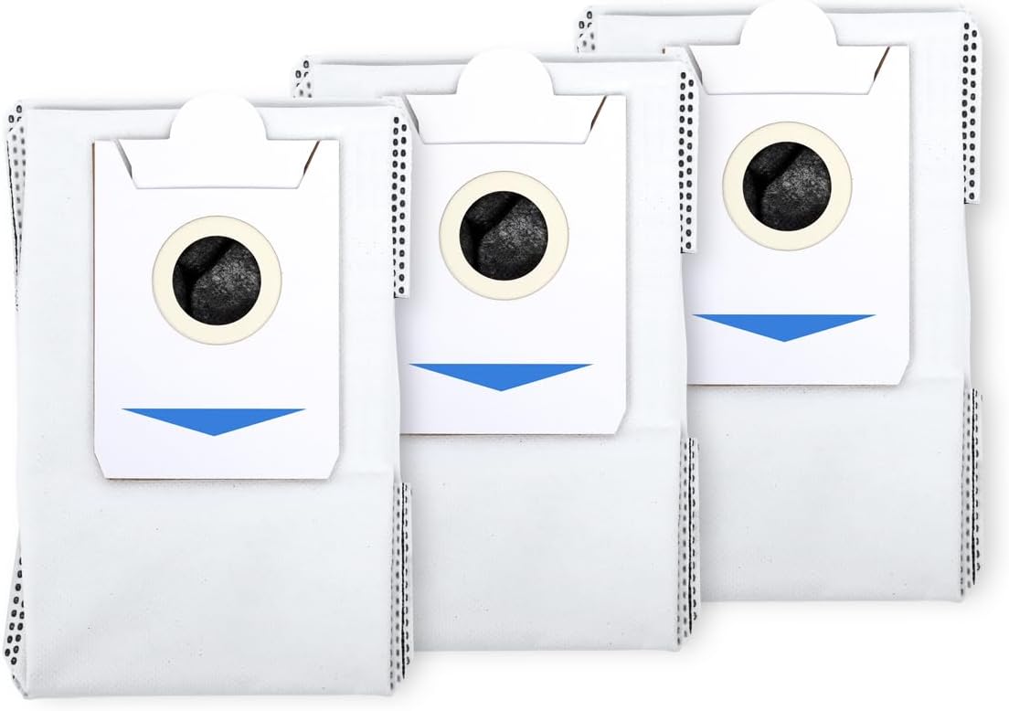 Set 3 rezerve saci antibacterieni praf 3L Ecovacscompatibil X2 OMNI, X5 OMNI, T30S, T30S PRO