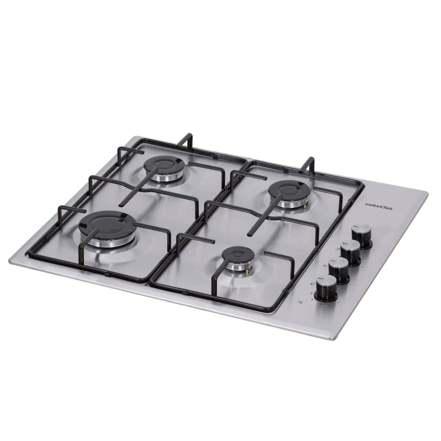 Nobeltek Plita pe gaz Plita pe gaz Nobeltek NHBG-6400IX | 4 arzatoare, inox, aprindere electrica