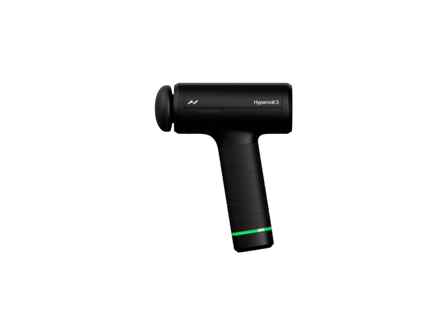Hyperice Aparat masaj Pistol masaj cu vibratie Hyperice Hypervolt 3, conectivitate Bluetooth, 5 viteze de percutie, motor 1500-2500rpm, Patented Pressure Sensor Technology™, 5 capete, geanta de transport premium, autonomie baterie pana la 4h, black