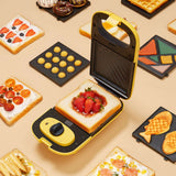 Comfee Sandwich maker Sandwich Maker Comfee MC-JK1312P201 | 600W, Placi Interschimbabile, Temporizator