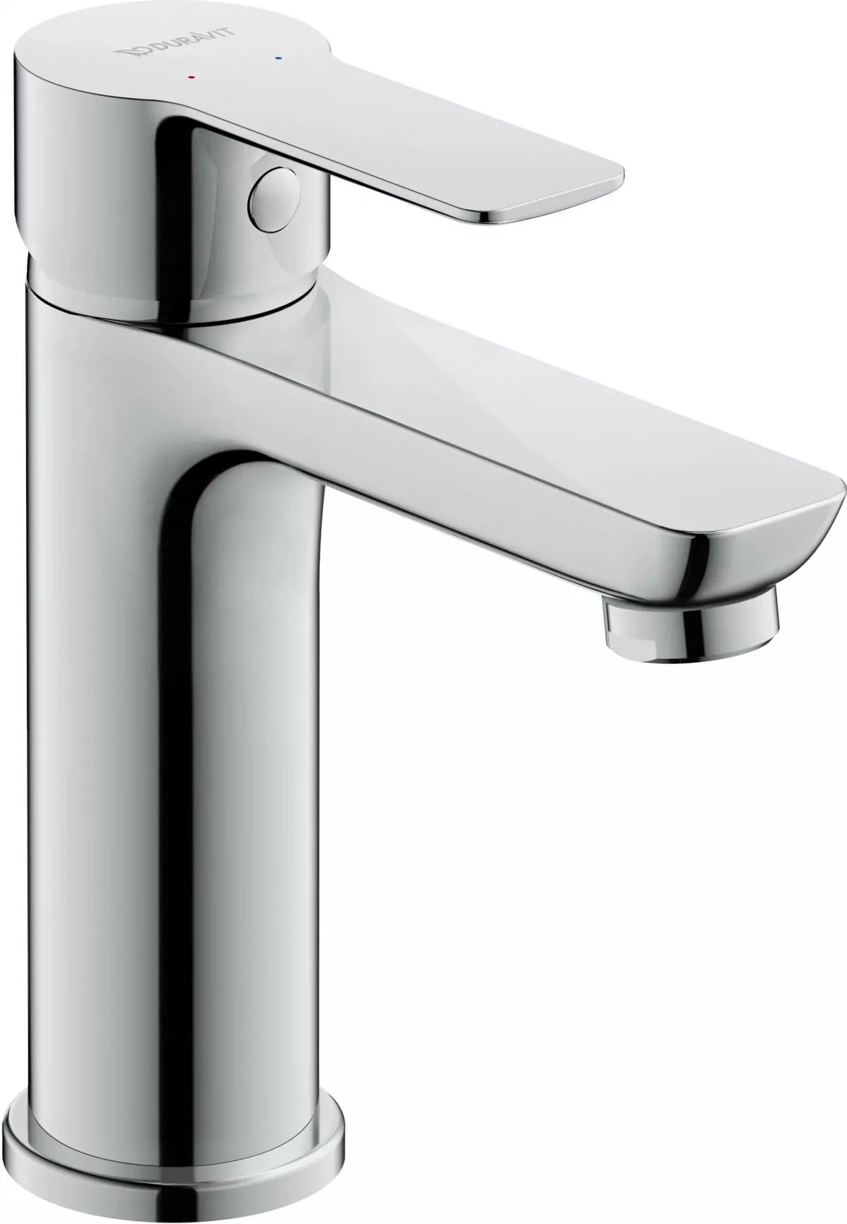 Duravit Baterie lavoar Duravit, A.1 Single lever basin mixer M, monocomanda, marime M, cartus ceramic, fara set de evacuare, crom