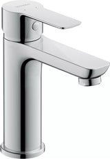 Duravit Baterie lavoar Duravit, A.1 Single lever basin mixer M, monocomanda, marime M, cartus ceramic, fara set de evacuare, crom
