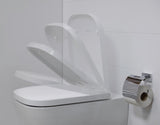 Duravit Capac WC Capac WC Duravit Happy D.2 0064590000 | Soft Close, Balamale Inox, Dreptunghiular, Alb