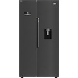 Beko SBS Side-by-Side Beko GN163241DXBRN | 576L, No Frost, Clasa E, HarvestFresh