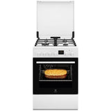 Electrolux Aragaz Aragaz Electrolux LKK660225W | mixt, HotAir, 4 arzatoare, Gaz + Electric