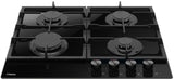 Hansa Plita pe gaz Plita pe Gaz Hansa BHKS610505 | 60cm, Sticla Neagra, 4 Arzatoare