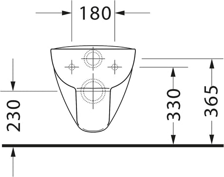 Duravit Vas wc + capac Duravit, Toilet-set w/m D-Code rimless washdown model, incl.s&c, w.SC, suspendat, evacuare orizontala, cu capac (0067390000), soft close, alb