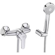 Roca Baterie Set Baterie Dus Roca Arola 2in1 A5A206AC0K | Crom, Para Dus, Furtun