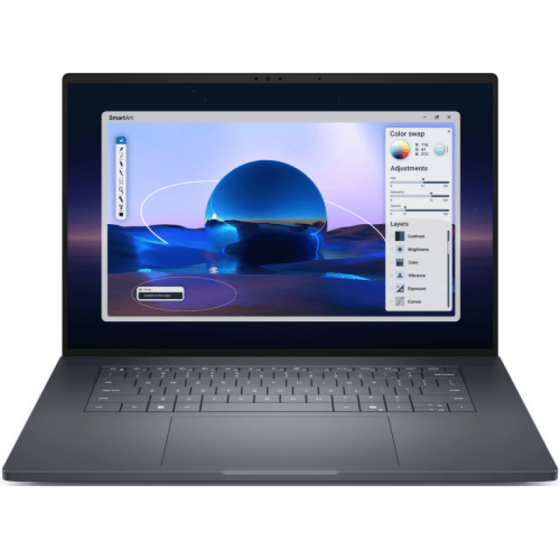DELL Laptop Dell Pro Max 16 Premium MA16250, 16", Non-Touch, FHD+ 1920 x 1200, VRR 120Hz, 500 Nit, DCI-P3 100%, Anti-Glare, 8MP RGB + IR, 8MP HDR + IR UPD Camera with ExpressSign-In + Intelligent Privacy Ready, T