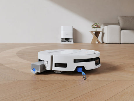 Ecovacs Aspirator robot Aspirator Robot Ecovacs DEEBOT T90 MAX PRO OMNI | 40000Pa, OZMO ROLLER 3.0, ZeroTangle 4.0, Alb