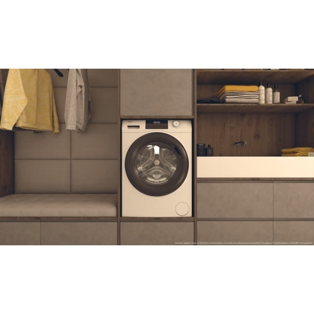 Masina de spalat rufe Haier HW100-BP14929A-S | 10kg, 1400RPM, Inverter, Clasa A-20%, Alb