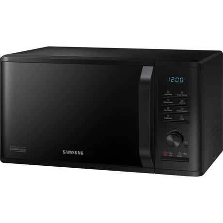 Samsung Cuptor cu microunde Samsung Solo, 23 L, 800W, Quick Defrost, interior ceramic, afisaj LED, Negru