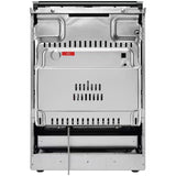 Electrolux Aragaz Electrolux, Gaz, 4 arzatoare, Autocuratare Catalitica, Timer mecanic, Aprindere integrata plita si cuptor, Grill Electric, Rotisor, Iluminare cuptor, 60 cm, Alb