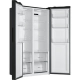 Haier Side by side Frigider Side by Side Haier HSR3918ENPB | 528 L, Total No Frost, Clasa E, Inverter