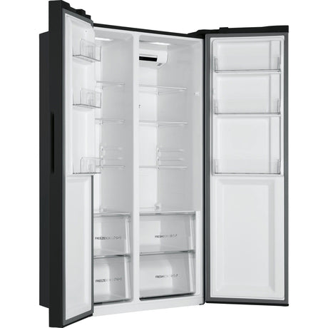 Haier Side by side Frigider Side by Side Haier HSR3918ENPB | 528 L, Total No Frost, Clasa E, Inverter