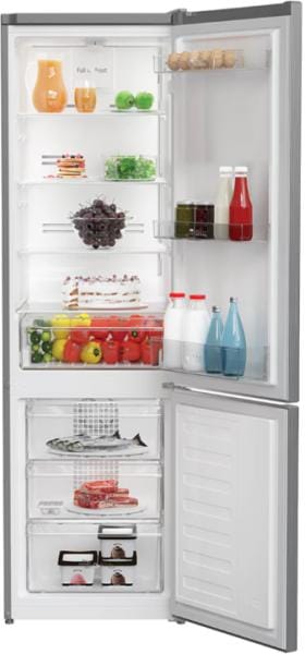 ARCTIC Combina frigorifica Combina frigorifica Arctic AK54305M40NFS | 266L, 190L frigider, 76L congelator, Clasa E, Silver, 54x57.4x181.3cm