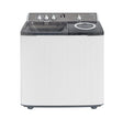 NobeLTek Masina de spalat rufe semi-automata Nobeltek, 10 kg spalare, 5 kg stoarecere, 420W spalare, 190W stoarcere, timp spalare 0-15 min, timp stoarcere 0-5 min, evacuare apa uzata: prin cadere libera, culoare corp Alb, capac Silver