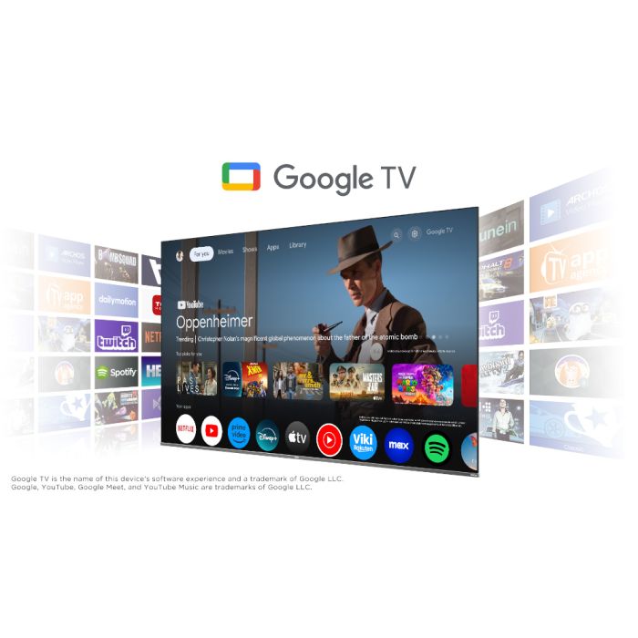 Televizor TCL Mini LED 50C61K | 126 cm, Smart Google TV, 4K UHD, 120Hz