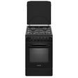 Nobeltek Aragaz Aragaz Nobeltek NLT 5604N/E1 | 50x60cm, Gaz + Cuptor Electric cu Ventilator, Negru, 50x60x85cm