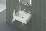 Duravit Savoniera Duravit, Soap shelf Starck T, incl. white frosted glass brushed stainless steel, montare pe perete, fixare ascunsa, metal/sticla, crom mat
