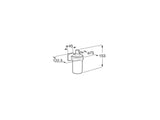 Roca Dozator sapun Dispenser Sapun Roca A816828001 | Gama Cubica, Perete, Crom, 122x75x153mm