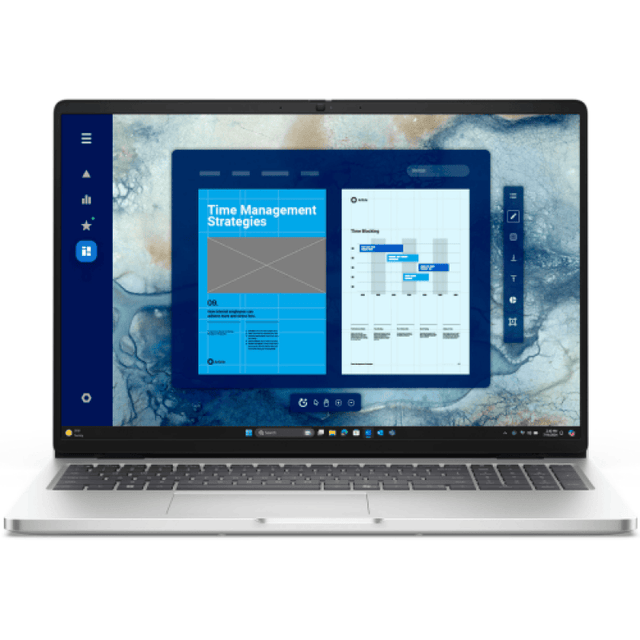 DELL Laptop Laptop Dell Pro 16 (PC16250), 16", Non-Touch, FHD+, IPS, 300 nits, 45% NTSC, Anti-Glare, FHD+IR Camera, Facial Recognition, TNR, Camera Shutter, Fingerprint Reader, Smart Card Reader, Control Vault 3+