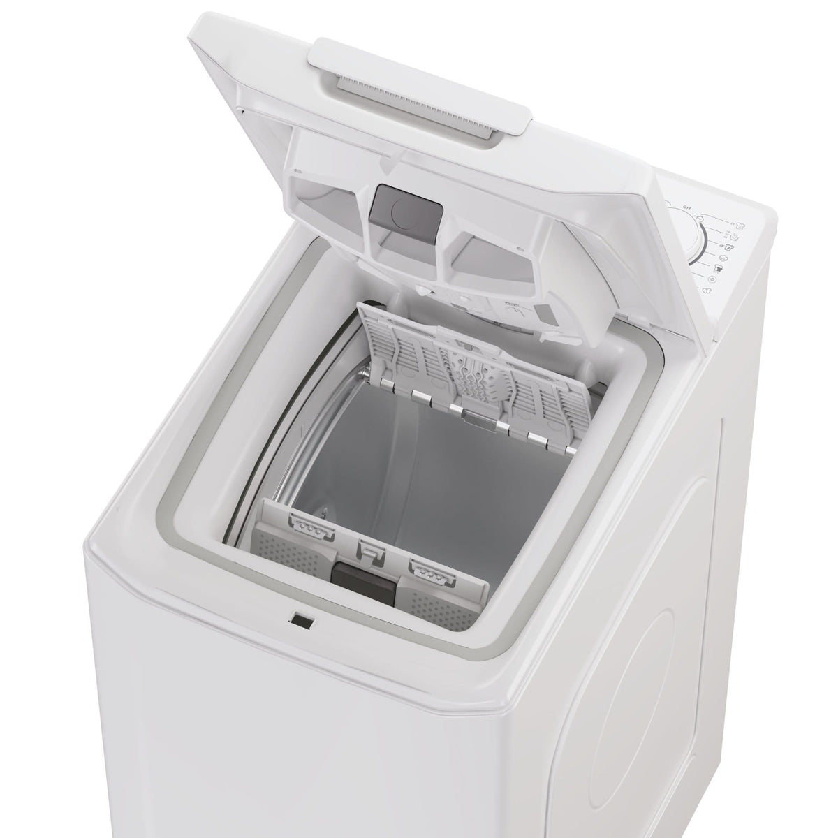 Candy Masina de spalat rufe verticala Masina de spalat rufe verticala Candy TCA083D2-S | 8 kg, 1000 RPM, Clasa D, Display 3D