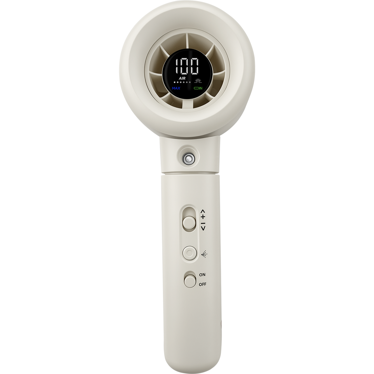 Ventilator portabil Aqua Breeze W/S VerbatimWhite/Silver, 3000mAh, 16000rpm, LED Display